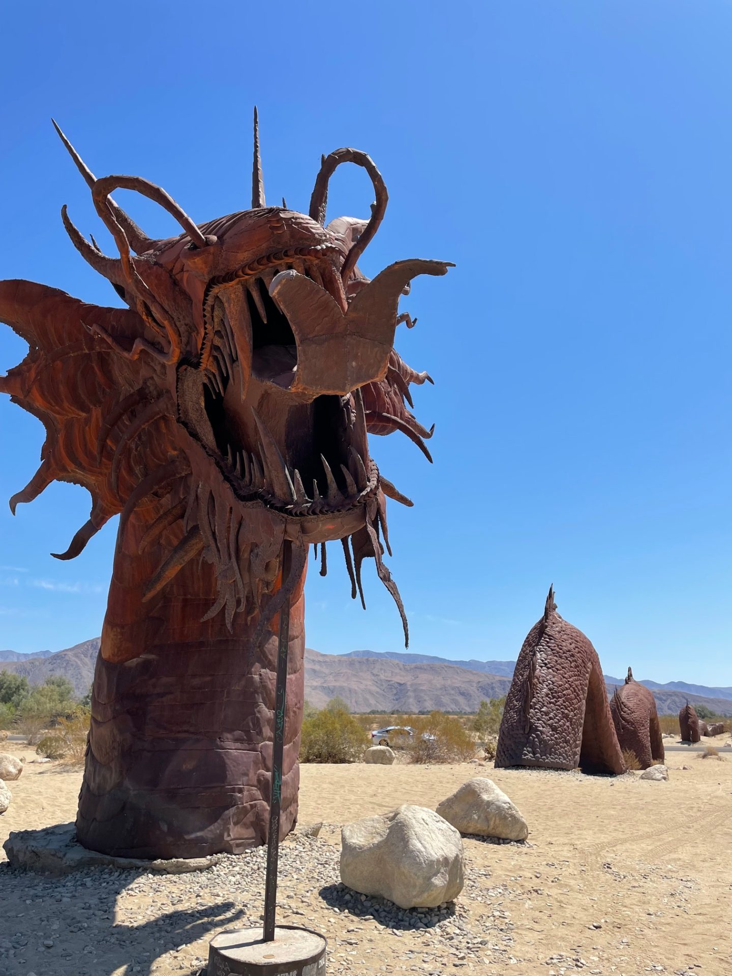 Metal Sculptures Borrego Springs