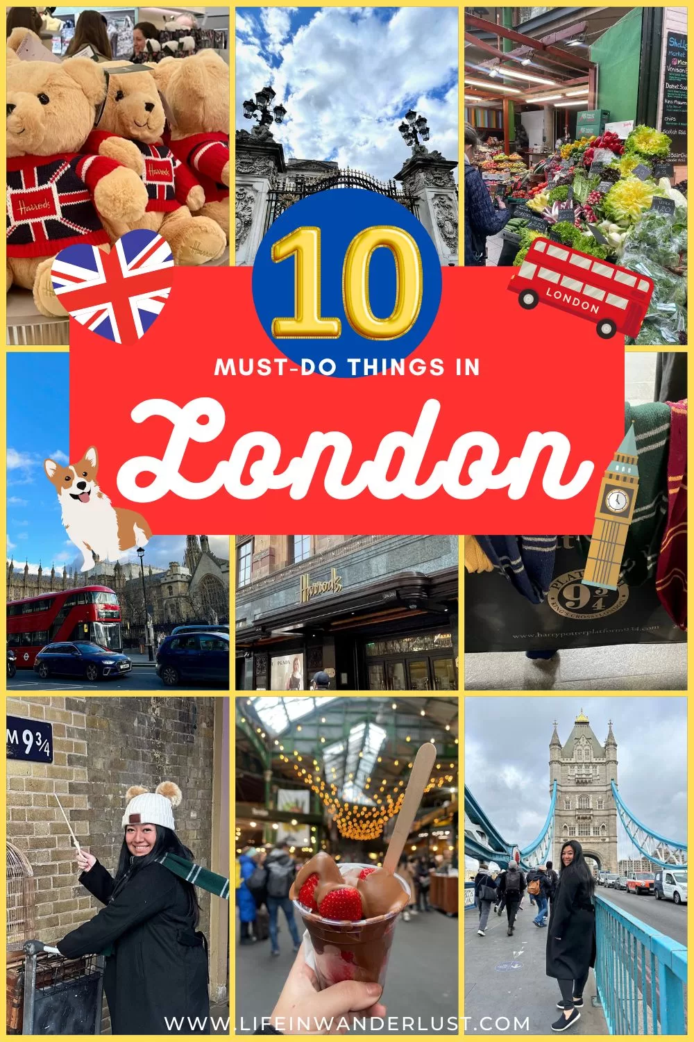 10 Must Do Things In London Pinterest Image